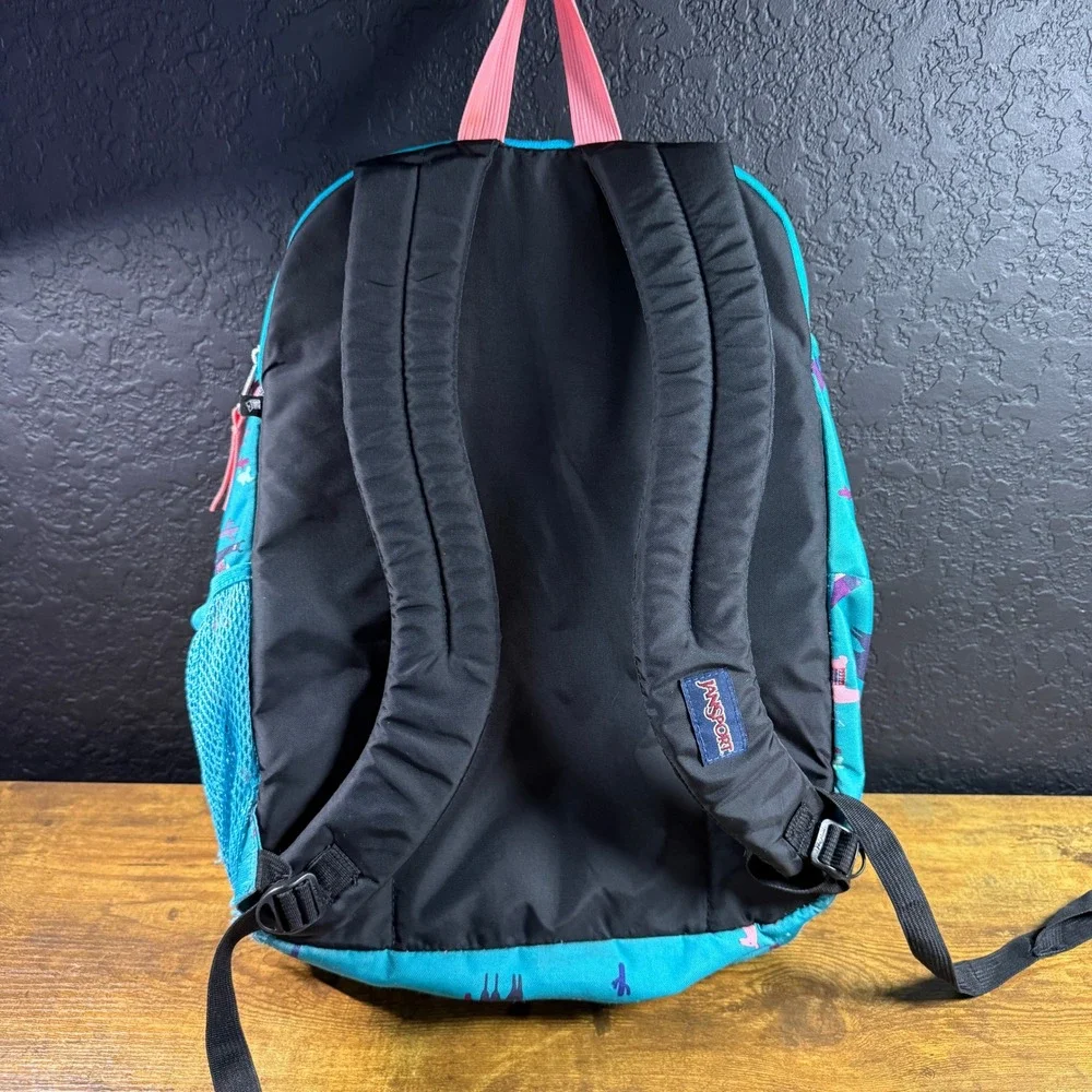 JanSport Big Student Llama Cactus Teal Polyester Backpack Kids OS